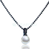 SECGLANCE【Black Knight 】S925 Silver Black Universal buckle pendant&necklace